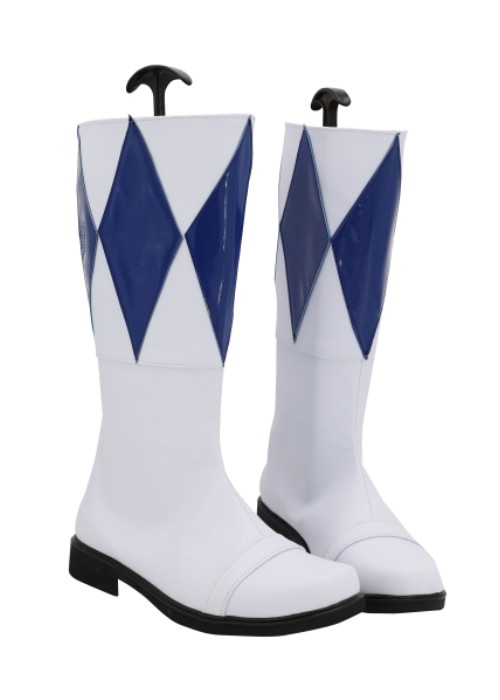 Blue Ranger Shoes Mighty Morphin Power Rangers Cosplay Boots-Chaorenbuy Cosplay