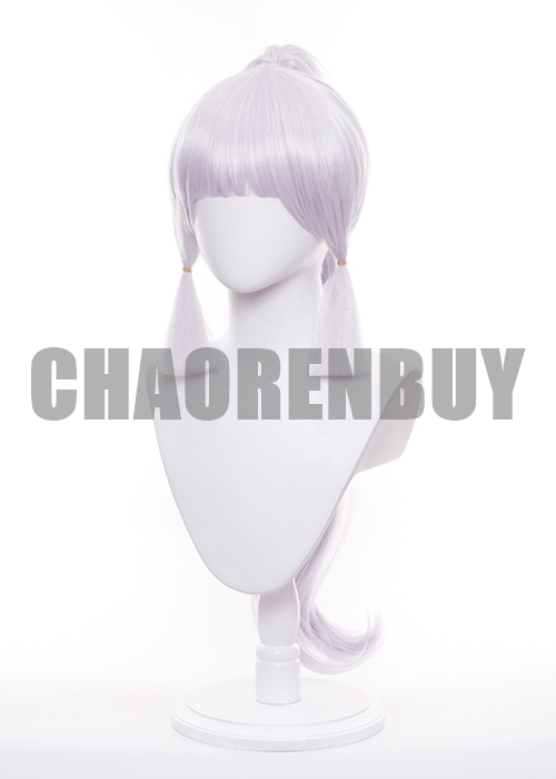 Genshin Impact Kamisato Ayaka Costume Cosplay Suit Shoes Wig-Chaorenbuy Cosplay