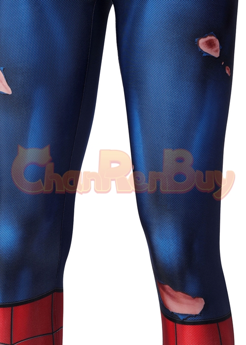 Spider Man Amazing Spider Man Negative Spider-UK Damaged Suit Cosplay Costume-Chaorenbuy Cosplay