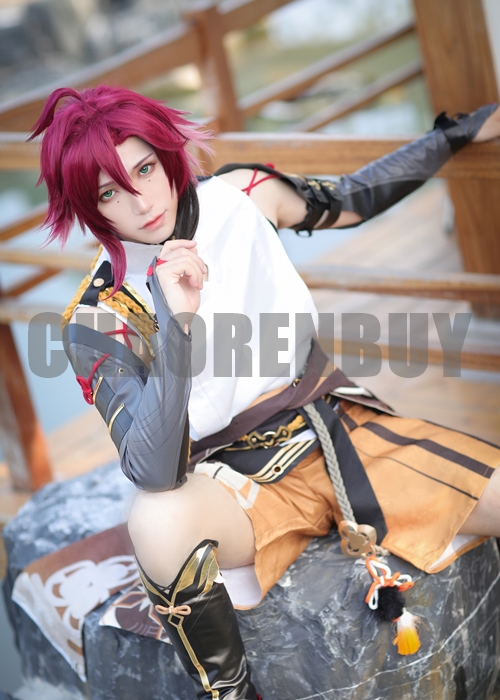 Genshin Impact Shikanoin Heizou Costume Cosplay Suit Wig Outfit-Chaorenbuy Cosplay