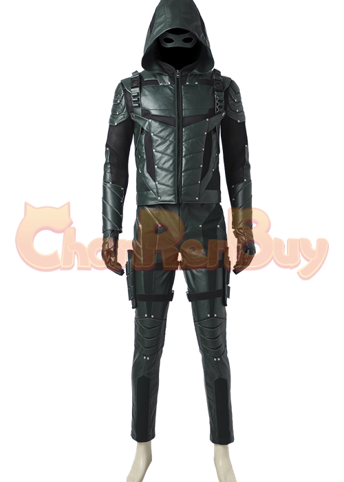The Arrow Season 5 Costume Oliver Queen Cosplay Suit-Chaorenbuy Cosplay