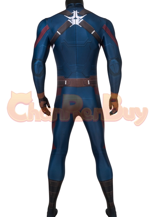 Captain America Costume Avengers Endgame Cosplay Jumpsuit -Chaorenbuy Cosplay
