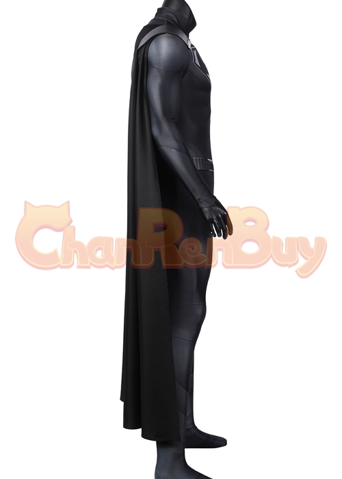 Superhero Man Costume Clark Kent Suit Cosplay Black Ver
