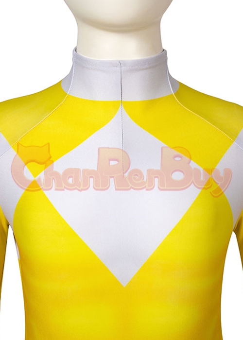 Mighty Morphin Power Rangers Costume Cosplay Suit Kids Size-Chaorenbuy Cosplay