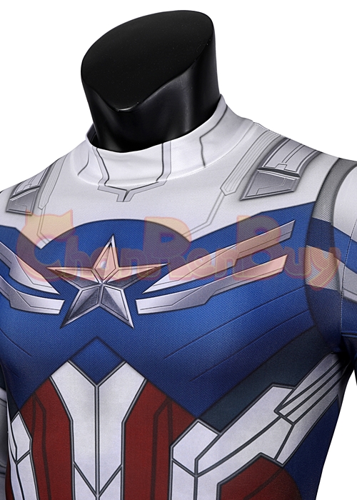 The Falcon and the Winter Soldier Costume Sam Wilson Cosplay Jumpsuit-Chaorenbuy Cosplay