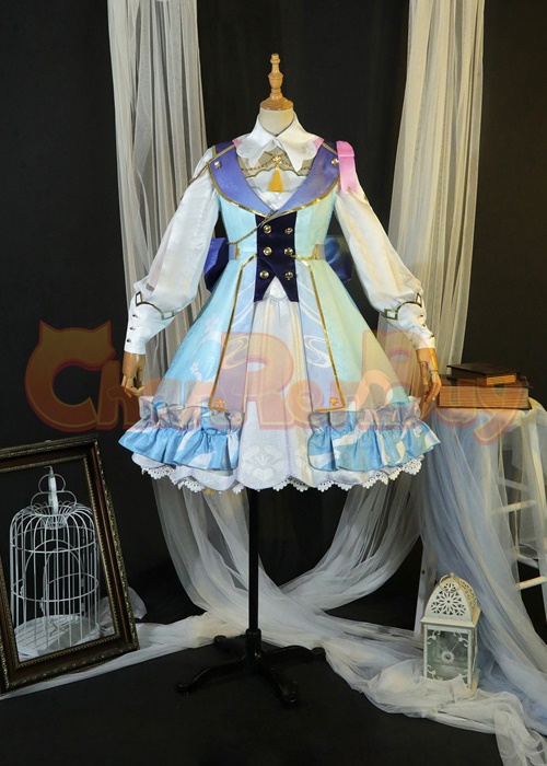 Kamisato Ayaka Costume Genshin Impact Springbloom Missive Cosplay Suit-Chaorenbuy Cosplay