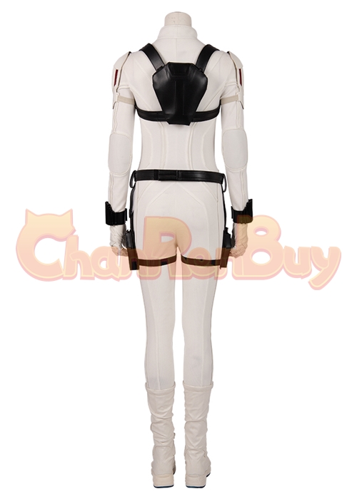 Black Widow Costume Natasha Romanoff  Cosplay Suit Boots Outfit White Version-Chaorenbuy Cosplay