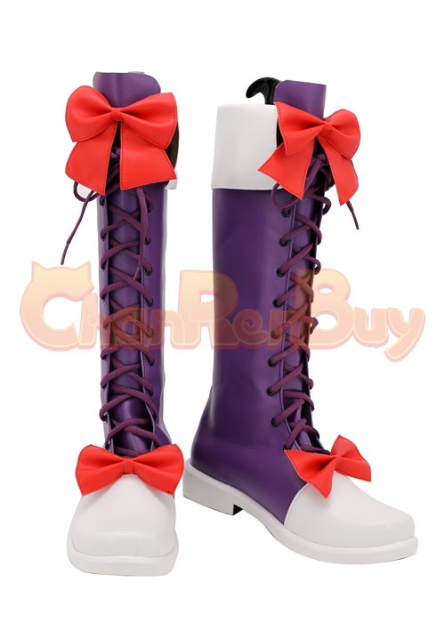 High Rise Invasion Maid Mask Shoes Cosplay Tenkuu Shinpan Boots-Chaorenbuy Cosplay