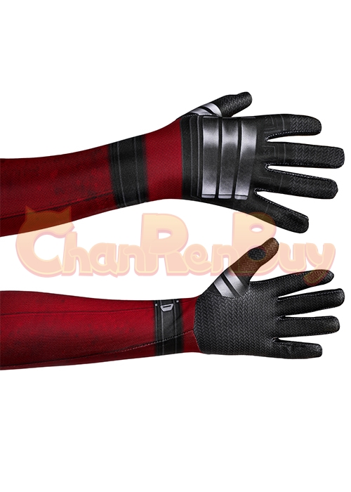 Deadpool Costume Cosplay Jumpsuit Kids Size-Chaorenbuy Cosplay