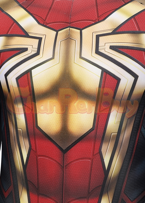 Spider Man 3 No Way Home Costume Cosplay Iron Spider Suit Kids Size-Chaorenbuy Cosplay