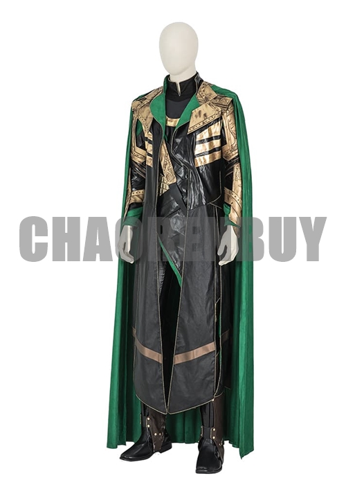Loki Season 1 Costume Cosplay Suit Boots Outfit-Chaorenbuy Cosplay