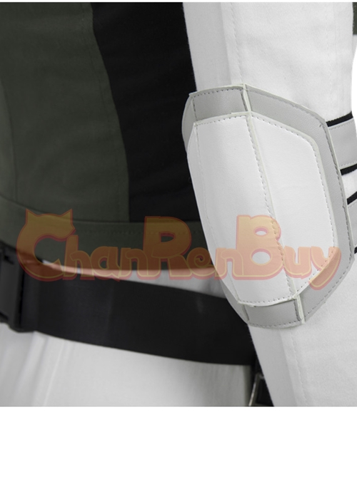 Yelena Belova Costume Black Widow Cosplay White Suit Boots Outfit-Chaorenbuy Cosplay