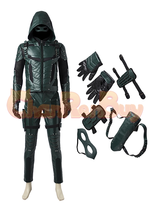 The Arrow Season 5 Costume Oliver Queen Cosplay Suit-Chaorenbuy Cosplay