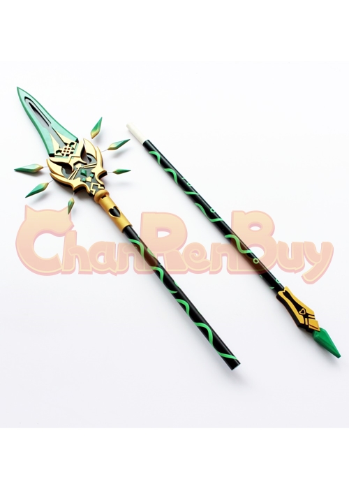 Genshin Impact Xiao Primordial Jade Winged-Spear Cosplay Prop Ver. 2-Chaorenbuy Cosplay