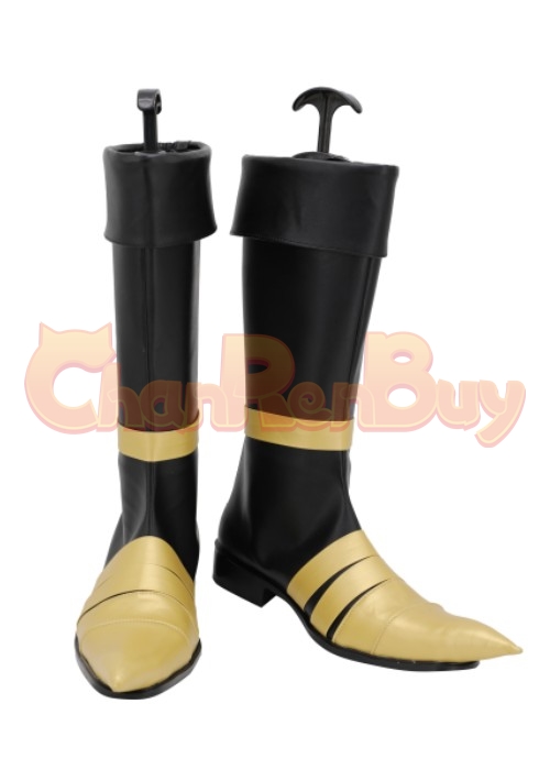 Vincent Valentine Shoes Final Fantasy VII  FF7 Dirge of Cerberus Cosplay Boots-Chaorenbuy Cosplay