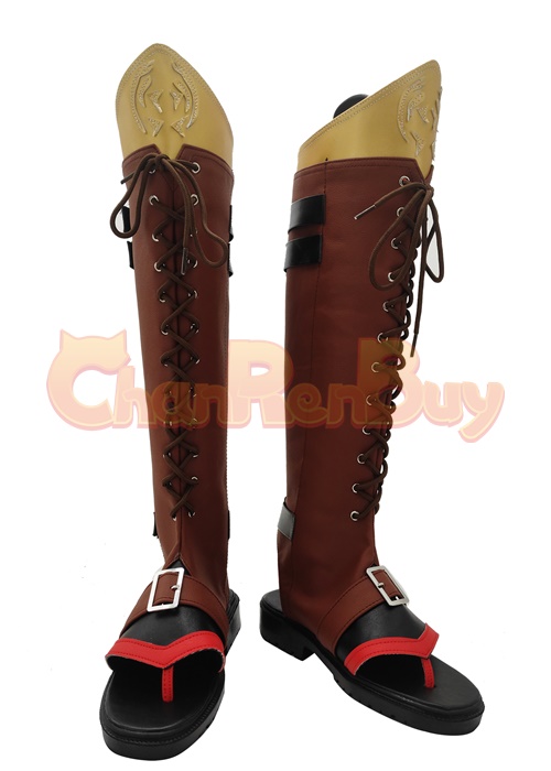 Thoma Shoes Genshin Impact Cosplay Boots-Chaorenbuy Cosplay