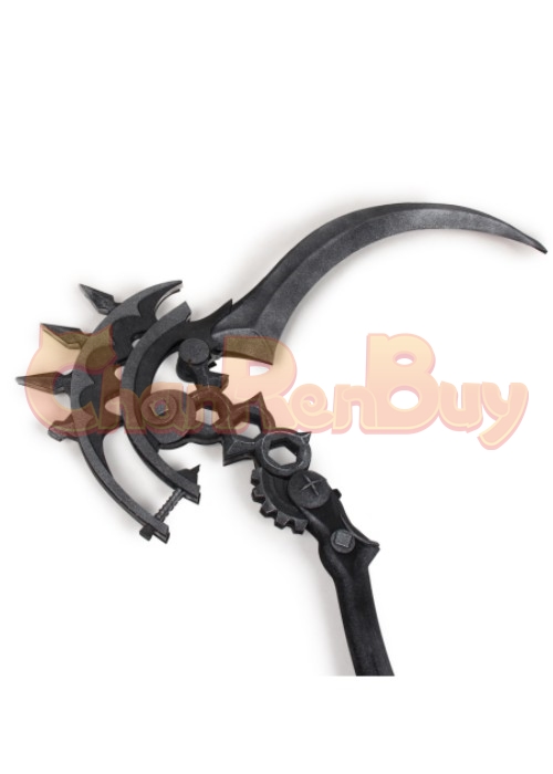 FINAL FANTASY XIV FF14 Edda Blackbosom Sickle Cosplay Prop-Chaorenbuy Cosplay