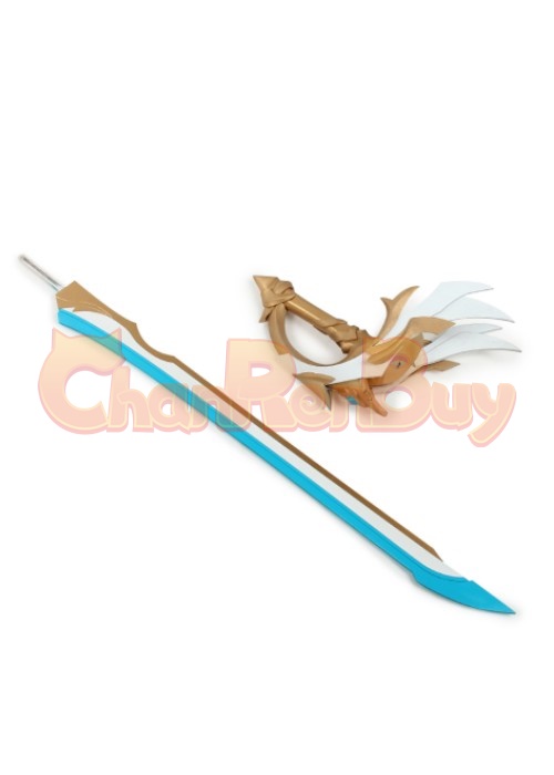Genshin Impact Cosplay Keqing Jean Aquila Favonia 2nd Ascension Phase  Sword-Chaorenbuy Cosplay