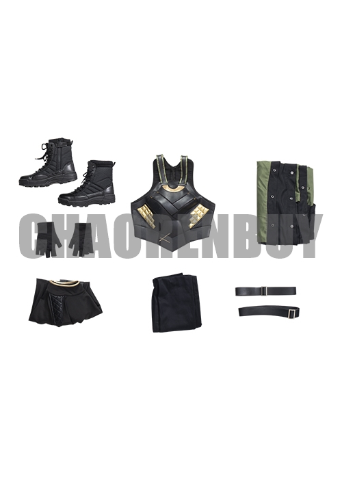 Lady Loki Sylvie Costume Cosplay Suit Boots Outfit-Chaorenbuy Cosplay