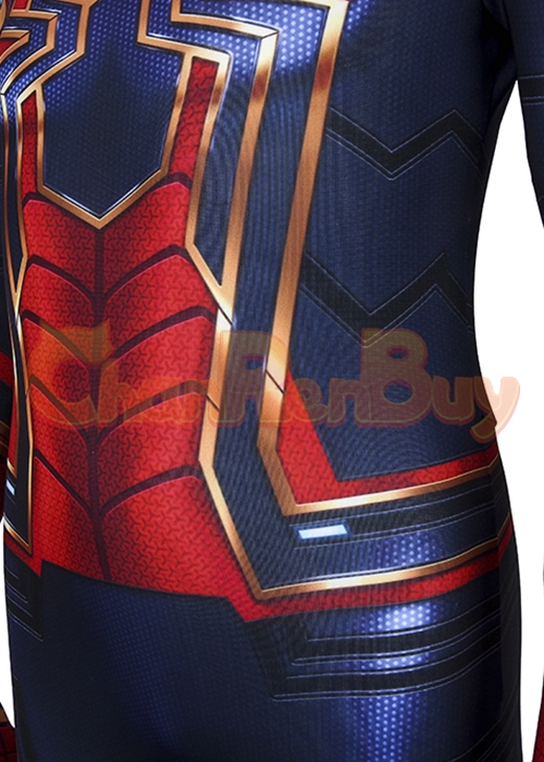 Iron Spider Man Costume Avengers Endgame Cosplay Jumpsuit Kids Size-Chaorenbuy Cosplay