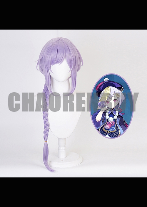 Genshin Impact Qiqi  Costume Cosplay Suit Shoes Wig Outfit-Chaorenbuy Cosplay