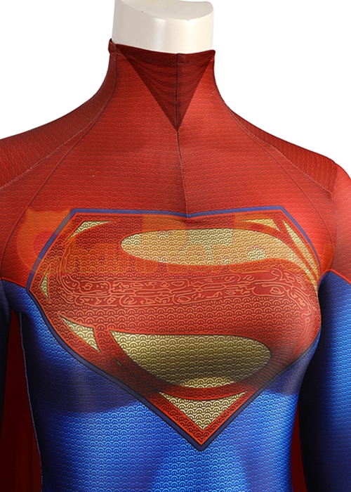 Superhero Girl Costume Kara Zor-El Bodysuit Cosplay