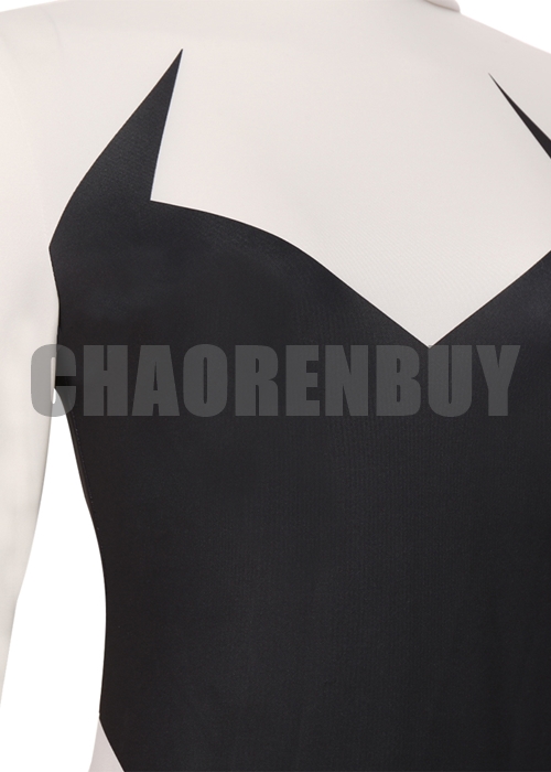 Spider Gwen Costume Spider-Man: Into the Spider-Verse Gwen Stacy Cosplay Suit Shoes Outfit