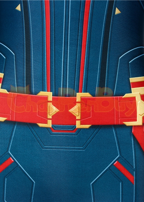 Captain Marvel Costume Carol Danvers Cosplay Jumpsuit -Chaorenbuy Cosplay