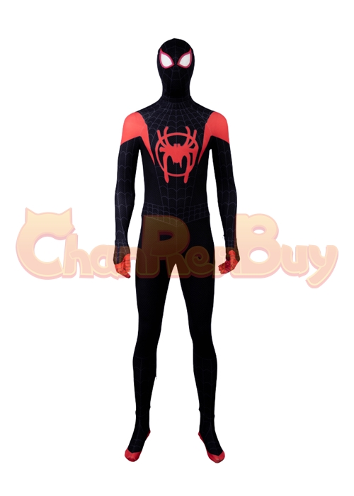 Miles Morales Costume Spider Man Into the Spider Verse Cosplay Suit Ver 2-Chaorenbuy Cosplay