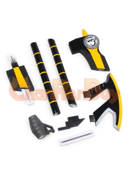 Mighty Morphin Power Rangers Cosplay Black Ranger Power Axe-Chaorenbuy Cosplay