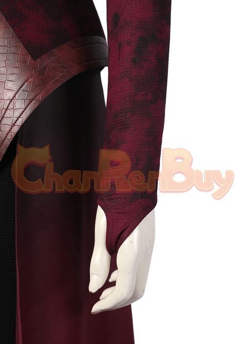 Wanda Scarlet Witch Costume Doctor Strange in the Multiverse of Madness Cosplay Suit Ver 2