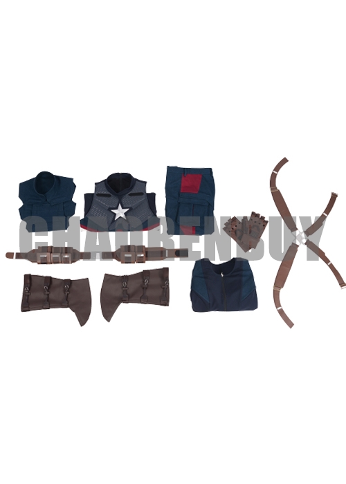 Captain America Costume Avengers Endgame Cosplay Suit Helmet Oufit-Chaorenbuy Cosplay