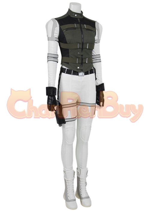 Yelena Belova Costume Black Widow Cosplay White Suit Boots Outfit-Chaorenbuy Cosplay