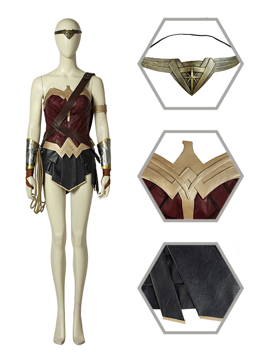 Wonder Woman Costume Justice League Cosplay Suit-Chaorenbuy Cosplay