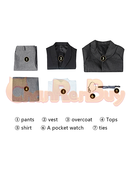 Newt Scamander Costume Fantastic Beasts: The Secrets of Dumbledore Cosplay Suit Ver 2