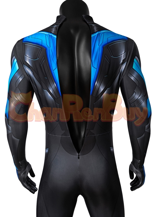 Nightwing Costume Titans Season 1 Cosplay Jumpsuit