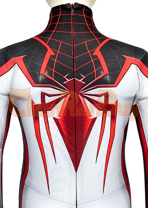 Miles Morales Costume Spider Man T.R.A.C.K. Cosplay Suit Kids Size-Chaorenbuy Cosplay