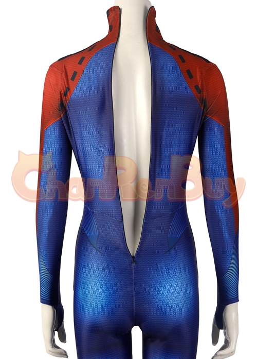 Superhero Girl Costume Kara Zor-El Bodysuit Cosplay