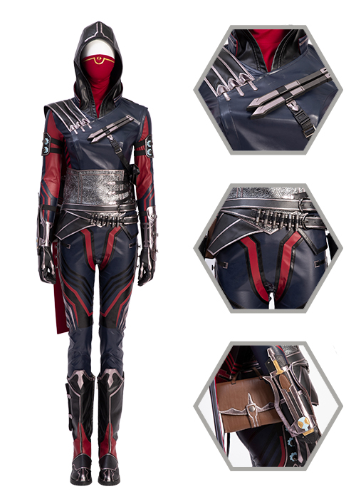 Wraith Costume Apex Legends Season 13 Cosplay Suit Boots Outfit-Chaorenbuy Cosplay