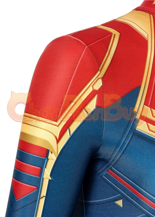 Captain Marvel Costume Carol Danvers Cosplay Jumpsuit -Chaorenbuy Cosplay