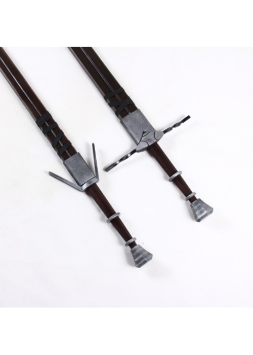 The Witcher 3 Wild Hunt Geralt of Rivia Twin Swords Cosplay Prop-Chaorenbuy Cosplay