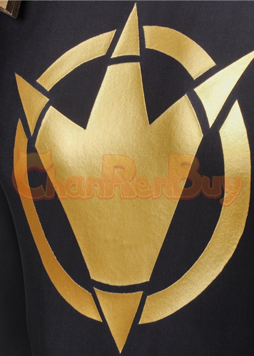 Black Dino Ranger Costume Power Rangers Dino Thunder Cosplay Suit-Chaorenbuy Cosplay
