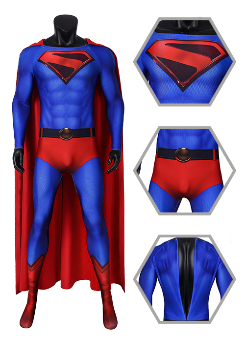 Superman Costume Crisis on Infinite Earths Cosplay Suit-Chaorenbuy Cosplay