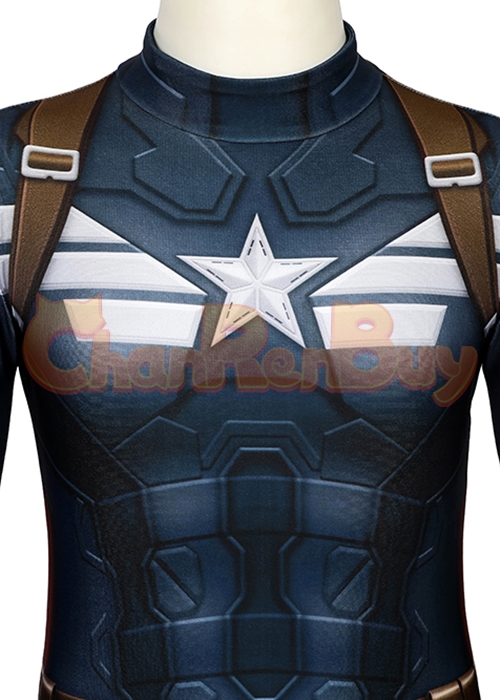 Captain America The Winter Soldier Costume Steve Rogers Cosplay Suit Kids Size-Chaorenbuy Cosplay