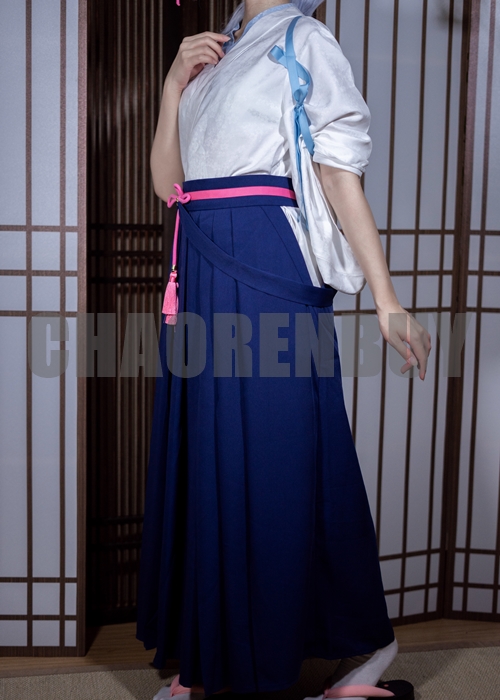 Kamisato Ayaka Costume Genshin Impact Cosplay Kendo Suit Wig Outfit-Chaorenbuy Cosplay