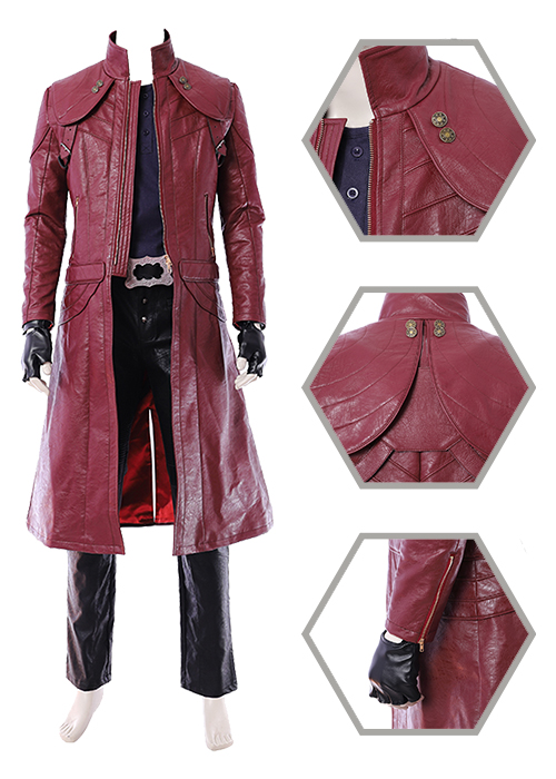 Dante Costume DMC 5 Devil May Cry V Cosplay Suit-Chaorenbuy Cosplay