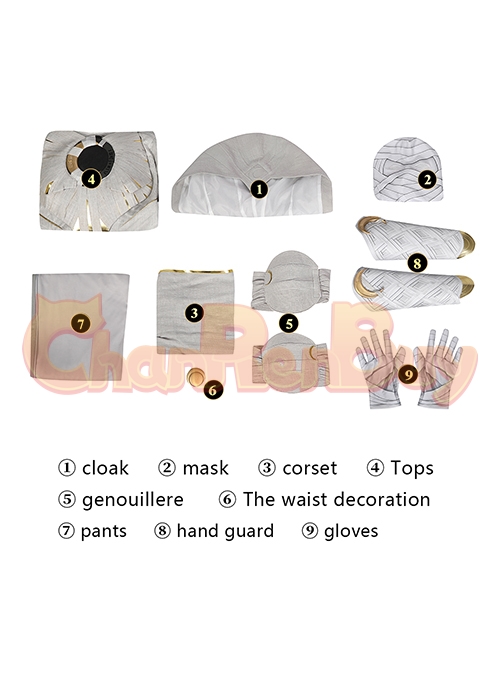 Moon Knight Costume Marc Spector Cosplay Suit-Chaorenbuy Cosplay