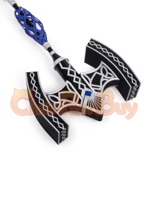 Final Fantasy XIV FF14 Cosplay Oracle of Darkness Gaia Gothic Hammer-Chaorenbuy Cosplay