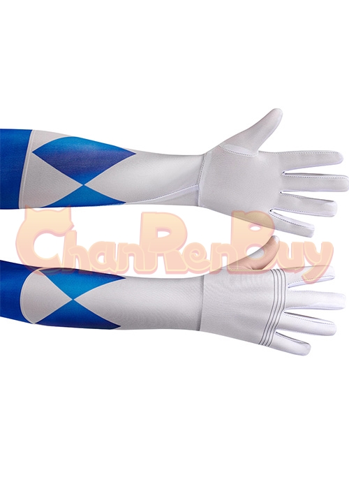 Mighty Morphin Power Rangers Costume Cosplay Suit Kids Size-Chaorenbuy Cosplay
