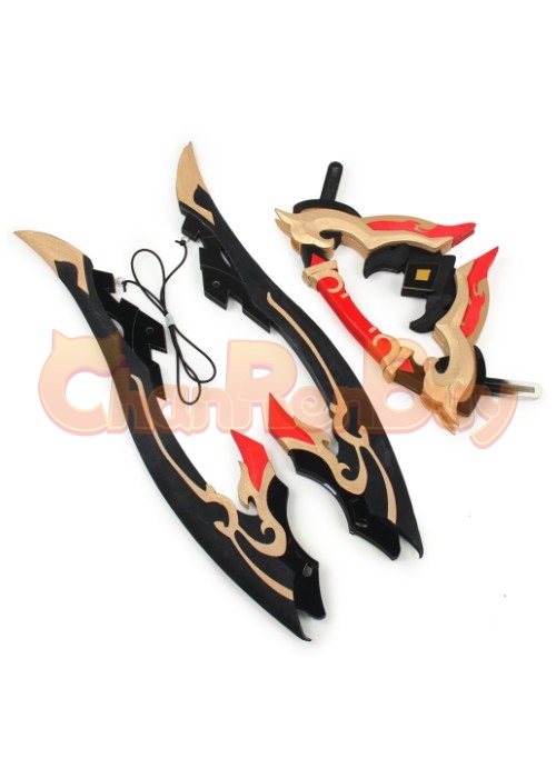 Genshin Impact Cosplay Fischl Tartaglia Childe Rust Bow Arch-Chaorenbuy Cosplay
